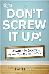 Book cover of Don't Screw It Up! by Laura Lee