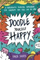 Book cover of Doodle Yourself Happy by Unknown
