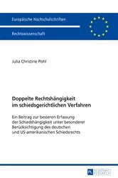 Book cover of Doppelte Rechtshaengigkeit im schiedsgerichtlichen Verfahren by Julia Christine Pohl