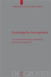 Book cover of Doxologische Entzogenheit by Christine Svinth-Værge Põder