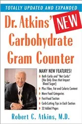 Book cover of Dr. Atkins' New Carbohydrate Gram Counter by Robert C. Atkins