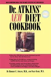 Book cover of Dr. Atkins' New Diet Cookbook by Robert C. Atkins