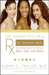 Book cover of Dr. Susan Taylor's Rx for Brown Skin by Unknown