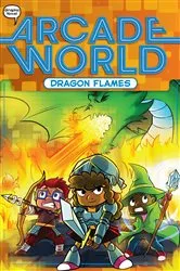 Book cover of Dragon Flames by Nate Bitt