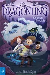 Book cover of Dragon Trouble by Jackie French Koller