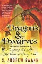 Book cover of Dragons and Dwarves by S. Andrew Swann