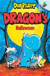 Book cover of Dragon's Halloween: An Acorn Book (Dragon #4): From the Creator of Dog Man by Dav Pilkey
