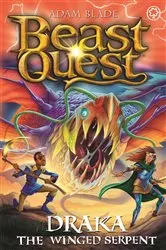 Book cover of Draka the Winged Serpent by Adam Blade