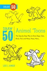 Book cover of Draw 50 Animal 'Toons by N/A