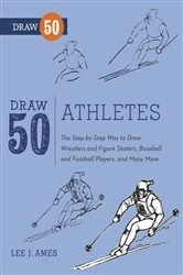 Book cover of Draw 50 Athletes by Lee J. Ames