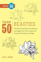 Book cover of Draw 50 Beasties by Lee J. Ames