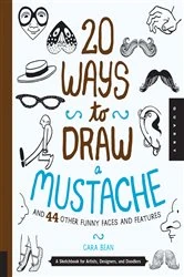 Book cover of Draw 500 Faces and Features by Cara Bean