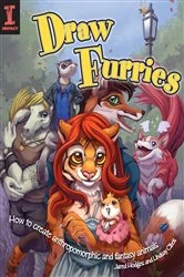 Book cover of Draw Furries by Lindsay Cibos