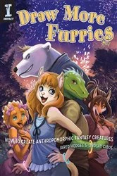 Book cover of Draw More Furries by Jared Hodges