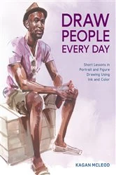 Book cover of Draw People Every Day by Kagan McLeod