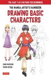 Book cover of Drawing Basic Manga Characters by Junka Morozumi