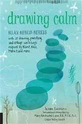 Book cover of Drawing Calm by Susan Evenson