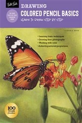 Book cover of Drawing: Colored Pencil Basics by Cynthia Knox
