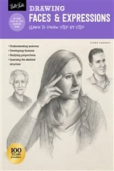 Book cover of Drawing: Faces & Expressions by Diane Cardaci
