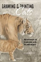 Book cover of Drawing & Painting Cats by Vic Bearcroft