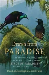 Book cover of Drawn from Paradise by David Attenborough
