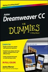 Book cover of Dreamweaver CC For Dummies by Janine Warner