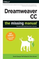 Book cover of Dreamweaver CC: The Missing Manual (2nd ed.) by David Sawyer McFarland