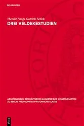 Book cover of Drei Veldekestudien by Theodor Frings