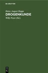 Book cover of Drogenkunde (5th ed.) by Heinz August Hoppe