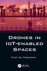 Book cover of Drones in IoT-enabled Spaces by Fadi Al-Turjman