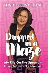 Book cover of Dropped in a Maze by Sonia Krishna Chand
