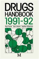 Book cover of Drugs Handbook 1991â€“92 by Paul Turner