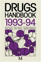 Book cover of Drugs Handbook 1993â€“94 by Paul Turner