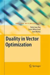 Book cover of Duality in Vector Optimization by Radu Ioan Bot