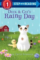 Book cover of Duck & Cat's Rainy Day by Carin Bramsen