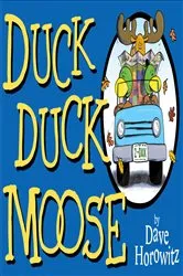 Book cover of Duck, Duck, Moose by Dave Horowitz