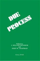 Book cover of Due Process by Ronald Pennock