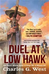 Book cover of Duel at Low Hawk by Unknown