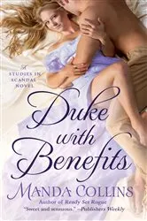 Book cover of Duke with Benefits by Manda Collins