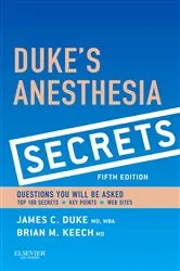Book cover of Duke's Anesthesia Secrets E-Book (5th ed.) by Duke MD, MBA, James