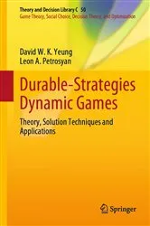 Book cover of Durable-Strategies Dynamic Games by Unknown