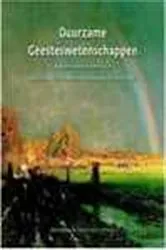 Book cover of Duurzame Geesteswetenschappen by Job Cohen