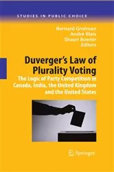 Book cover of Duverger's Law of Plurality Voting by Bernard Grofman