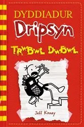 Book cover of Dyddiadur Dripsyn: Trwbwl Dwbwl by Jeff Kinney