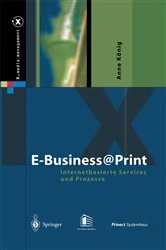 Book cover of E-Business@Print by Anne König