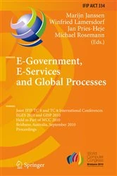Book cover of E-Government, E-Services and Global Processes by Marijn Janssen