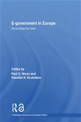Book cover of E-government in Europe by Paul G. Nixon