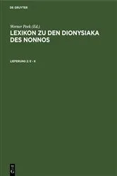 Book cover of E - K by Werner Peek