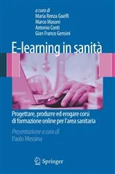 Book cover of E-learning in sanità by Maria Renza Guelfi