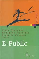 Book cover of E-Public by P. Blaschke